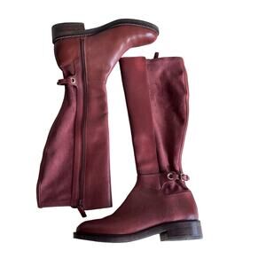 Cole Haan Parker Grand OS Knee High Boot Cherry Mahogany 7